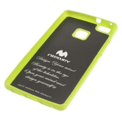 Huawei P9 lite žalias Mercury kieto silikono (TPU) dėklas - nugarėlė / Priedai.lt