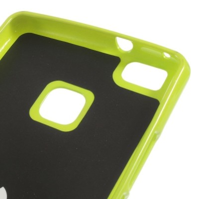 Huawei P9 lite žalias Mercury kieto silikono (TPU) dėklas - nugarėlė / Priedai.lt