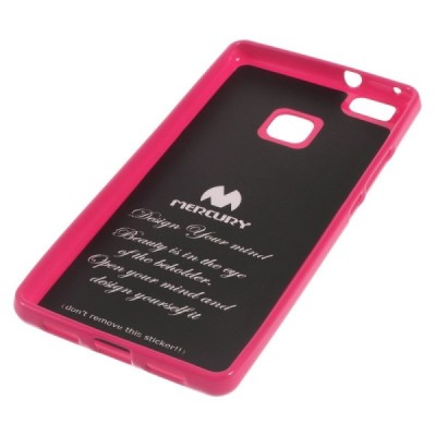 Huawei P9 lite tamsiai rožinis Mercury kieto silikono (TPU) dėklas - nugarėlė / Priedai.lt