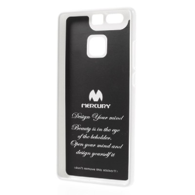 Huawei P9 baltas Mercury kieto silikono (TPU) dėklas - nugarėlė / Priedai.lt