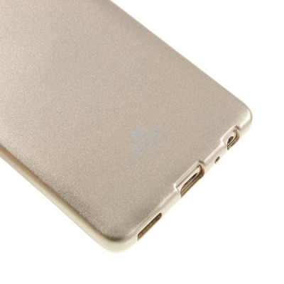 Huawei P9 Mercury zelta cieta silikona (TPU) apvalks / vacins.lv