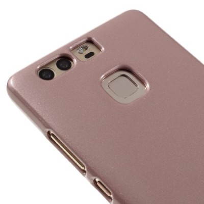 Huawei P9 rausvai auksinis Mercury kieto silikono (TPU) dėklas - nugarėlė / Priedai.lt