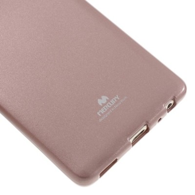 Huawei P9 rausvai auksinis Mercury kieto silikono (TPU) dėklas - nugarėlė / Priedai.lt