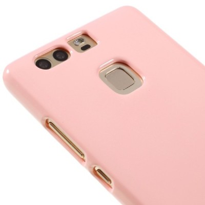 Huawei P9 šviesiai rožinis Mercury kieto silikono (TPU) dėklas - nugarėlė / Priedai.lt
