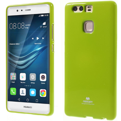 Huawei P9 žalias Mercury kieto silikono (TPU) dėklas - nugarėlė / Priedai.lt