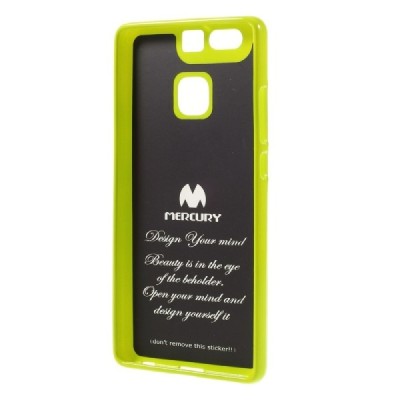 Huawei P9 žalias Mercury kieto silikono (TPU) dėklas - nugarėlė / Priedai.lt