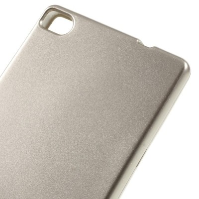 Huawei P8 Mercury zelta cieta silikona (TPU) apvalks / vacins.lv