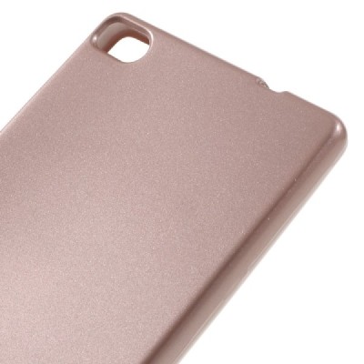 Huawei P8 Mercury rozā zelts cieta silikona (TPU) apvalks / Vacins.lv