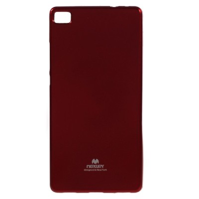 Huawei P8 raudonos Mercury kieto silikono (TPU) dėklas - nugarėlė / Priedai.lt