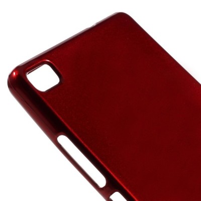 Huawei P8 raudonos Mercury kieto silikono (TPU) dėklas - nugarėlė / Priedai.lt