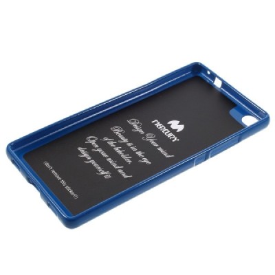 Huawei P8 Mercury zils cieta silikona (TPU) apvalks / vacins.lv