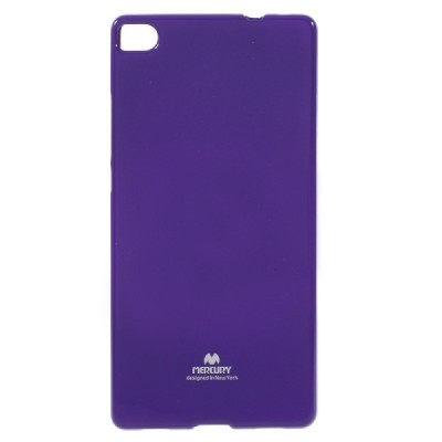 Huawei P8 violetinis Mercury kieto silikono (TPU) dėklas - nugarėlė / Priedai.lt