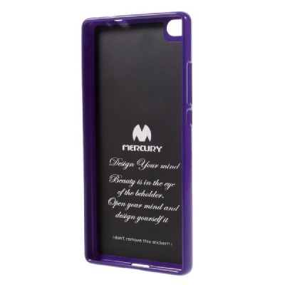 Huawei P8 violetinis Mercury kieto silikono (TPU) dėklas - nugarėlė / Priedai.lt