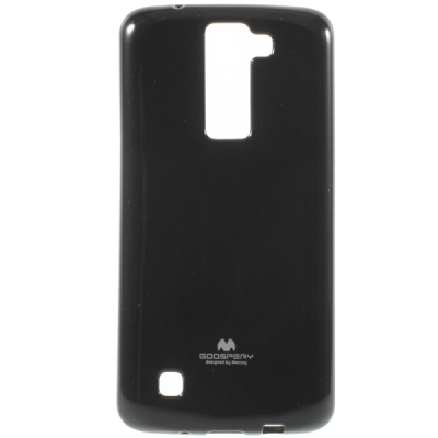 LG K8 juodas Mercury kieto silikono (TPU) dėklas - nugarėlė / Priedai.lt