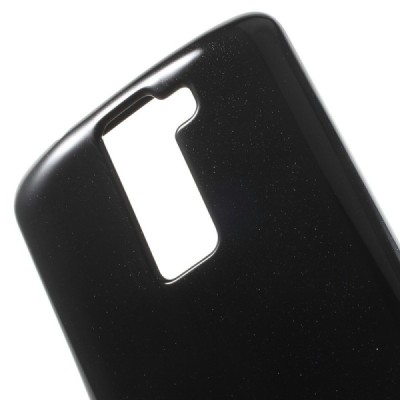 LG K8 juodas Mercury kieto silikono (TPU) dėklas - nugarėlė / Priedai.lt