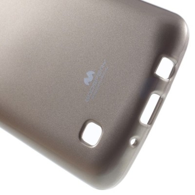 LG K8 auksinis Mercury kieto silikono (TPU) dėklas - nugarėlė / Priedai.lt