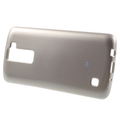 LG K8 auksinis Mercury kieto silikono (TPU) dėklas - nugarėlė / Priedai.lt