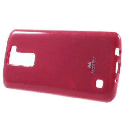 LG K8 tamsiai rožinis Mercury kieto silikono (TPU) dėklas - nugarėlė / Priedai.lt