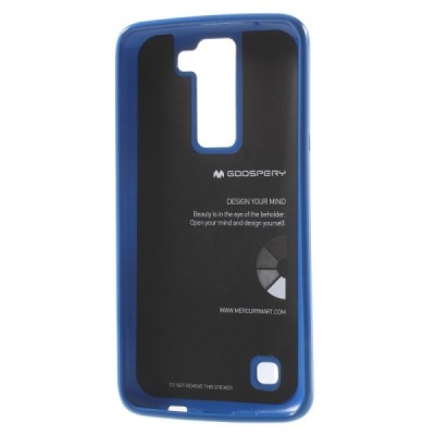 LG K8 Mercury zils cieta silikona (TPU) apvalks / vacins.lv