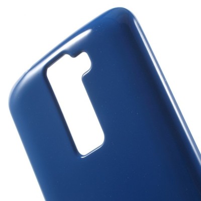 LG K8 Mercury zils cieta silikona (TPU) apvalks / vacins.lv