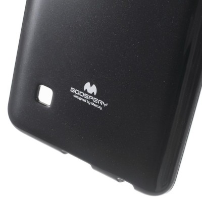 LG Stylus 2 (K520) Mercury melns cieta silikona (TPU) apvalks / vacins.lv