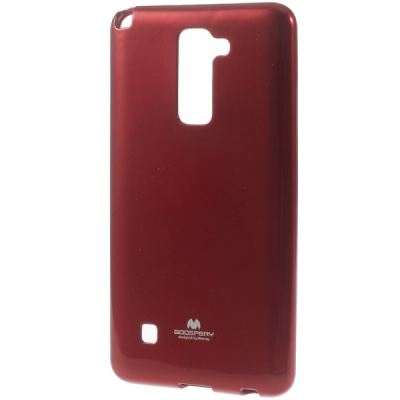 LG Stylus 2 (K520) Mercury sarkans cieta silikona (TPU) apvalks / vacins.lv