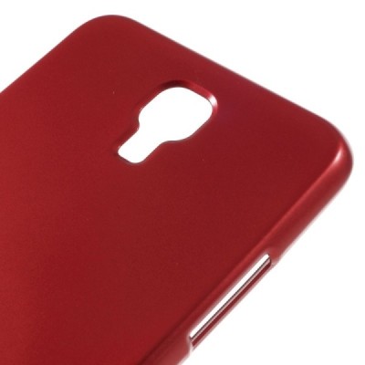 LG X-Screen (K500N) Mercury sarkans cieta silikona (TPU) apvalks / vacins.lv