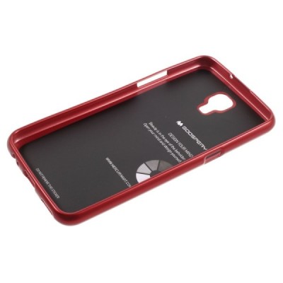 LG X-Screen (K500N) Mercury sarkans cieta silikona (TPU) apvalks / vacins.lv