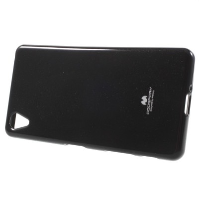 Sony Xperia X Performance Mercury melns cieta silikona (TPU) apvalks / vacins.lv