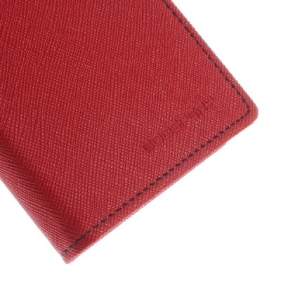 Sony Xperia Z3 Compact Mercury atvērams sarkans maciņš (maks) / Vacins.lv