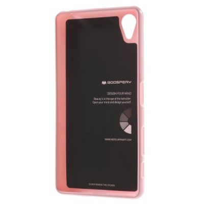 Mercury šviesiai rožinis Sony Xperia X Performance kieto silikono tpu dėklas - nugarėlė / Priedai.lt