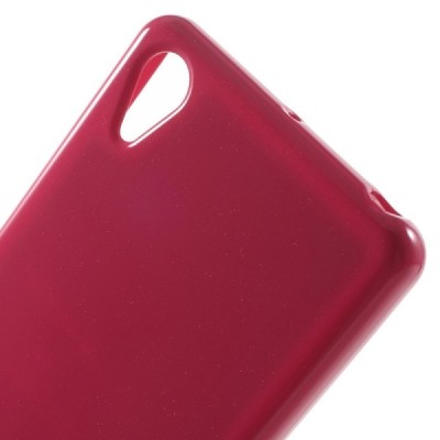 Mercury tamsiai rožinis Sony Xperia X Performance kieto silikono tpu dėklas - nugarėlė / Priedai.lt