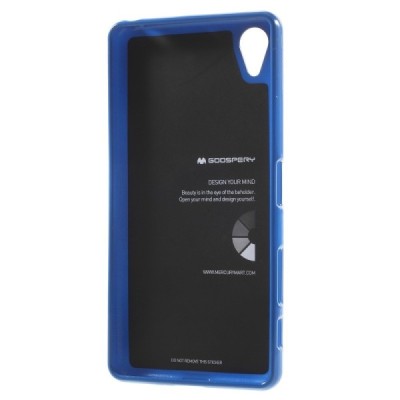 Mercury mėlynas Sony Xperia X Performance kieto silikono tpu dėklas - nugarėlė / Priedai.lt