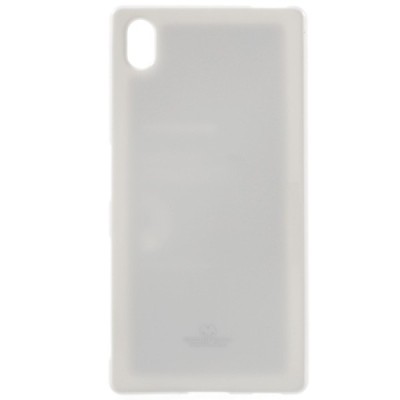 Sony Xperia Z5 Mercury balts cieta silikona (TPU) apvalks / vacins.lv