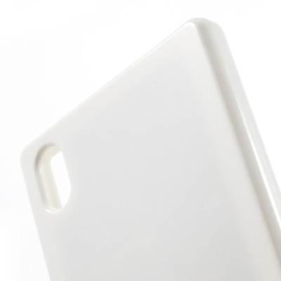 Sony Xperia Z5 Mercury balts cieta silikona (TPU) apvalks / vacins.lv