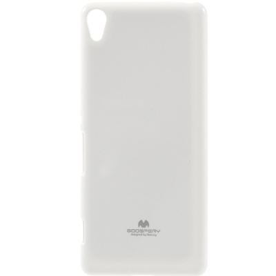 Sony Xperia XA Mercury baltas kieto silikono tpu dėklas - nugarėlė / Priedai.lt