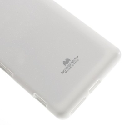 Sony Xperia XA Mercury baltas kieto silikono tpu dėklas - nugarėlė / Priedai.lt