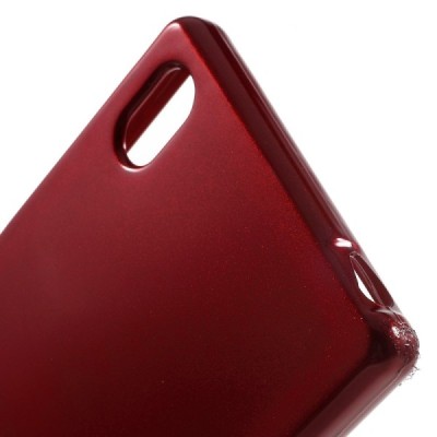 Sony Xperia Z5 Mercury sarkans cieta silikona (TPU) apvalks / vacins.lv