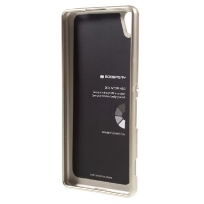 Sony Xperia XA Mercury zelta cieta silikona (TPU) apvalks / vacins.lv