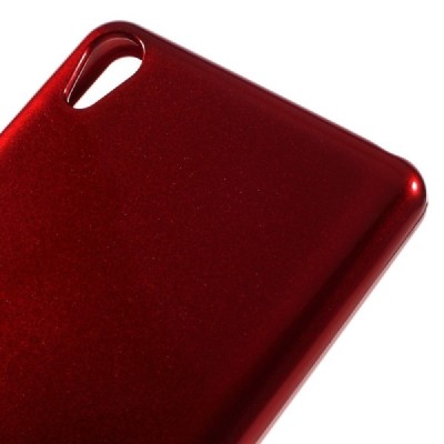 Sony Xperia XA Mercury raudonas kieto silikono tpu dėklas - nugarėlė / Priedai.lt