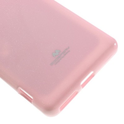 Sony Xperia XA Mercury šviesiai rožinis kieto silikono tpu dėklas - nugarėlė / Priedai.lt