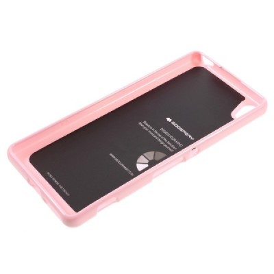 Sony Xperia XA Mercury šviesiai rožinis kieto silikono tpu dėklas - nugarėlė / Priedai.lt