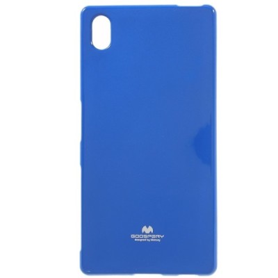 Sony Xperia Z5 Mercury zils cieta silikona (TPU) apvalks / vacins.lv