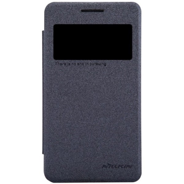 „Nillkin“ Sparkle atverčiamas dėklas - pilkas (Galaxy Core 2)