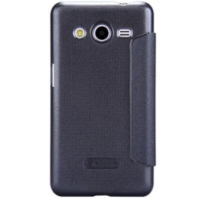 Samsung Galaxy Core 2 (G360) pilkas odinis atverčiamas Nillkin Sparkle dėklas / Priedai.lt