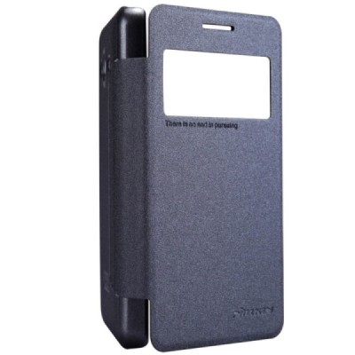 Samsung Galaxy Core 2 (G360) pilkas odinis atverčiamas Nillkin Sparkle dėklas / Priedai.lt