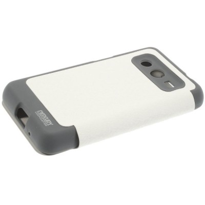Samsung Galaxy Core 2 (G360) baltas odinis atverčiamas Mercury Goospery dėklas / Priedai.lt