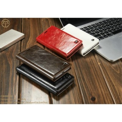 LG G5 (H850) „CaseMe“ solidus atverčiamas baltas odinis dėklas - knygutė / Priedai.lt