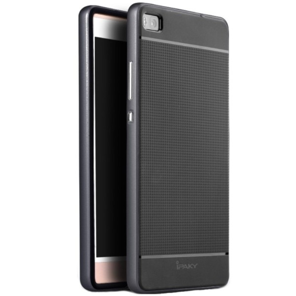 „IPAKY“ kieto silikono (TPU) dėklas - juodas (P8)