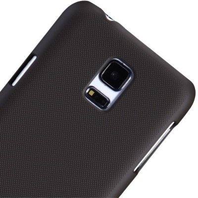 Samsung Galaxy S5 mini Nillkin Frosted Shield brūns plastmasas apvalks + ekrāna aizsargplēve / Vacins.lv